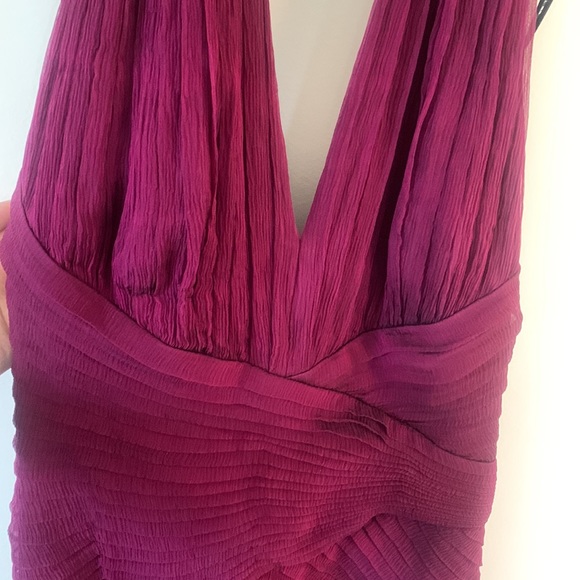 Sak’s 5th avenue halter fushsia cocktail dress - Picture 6 of 9